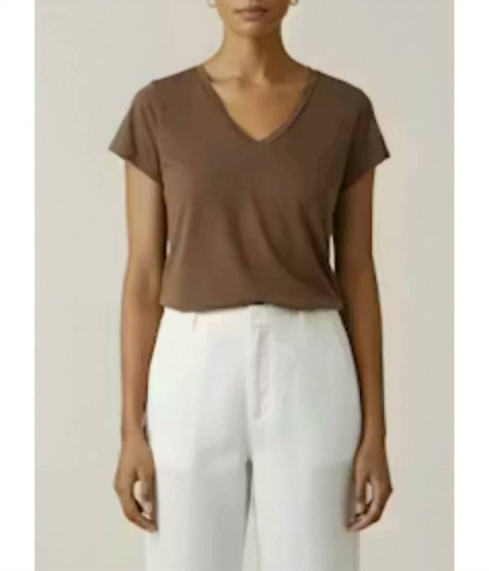 NEW VELVET BY GRAHAM & SPENCER amber tee in tree